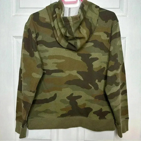 J. Crew  Vintage Fleece Camo Hoodie Size Medium - Picture 11 of 16